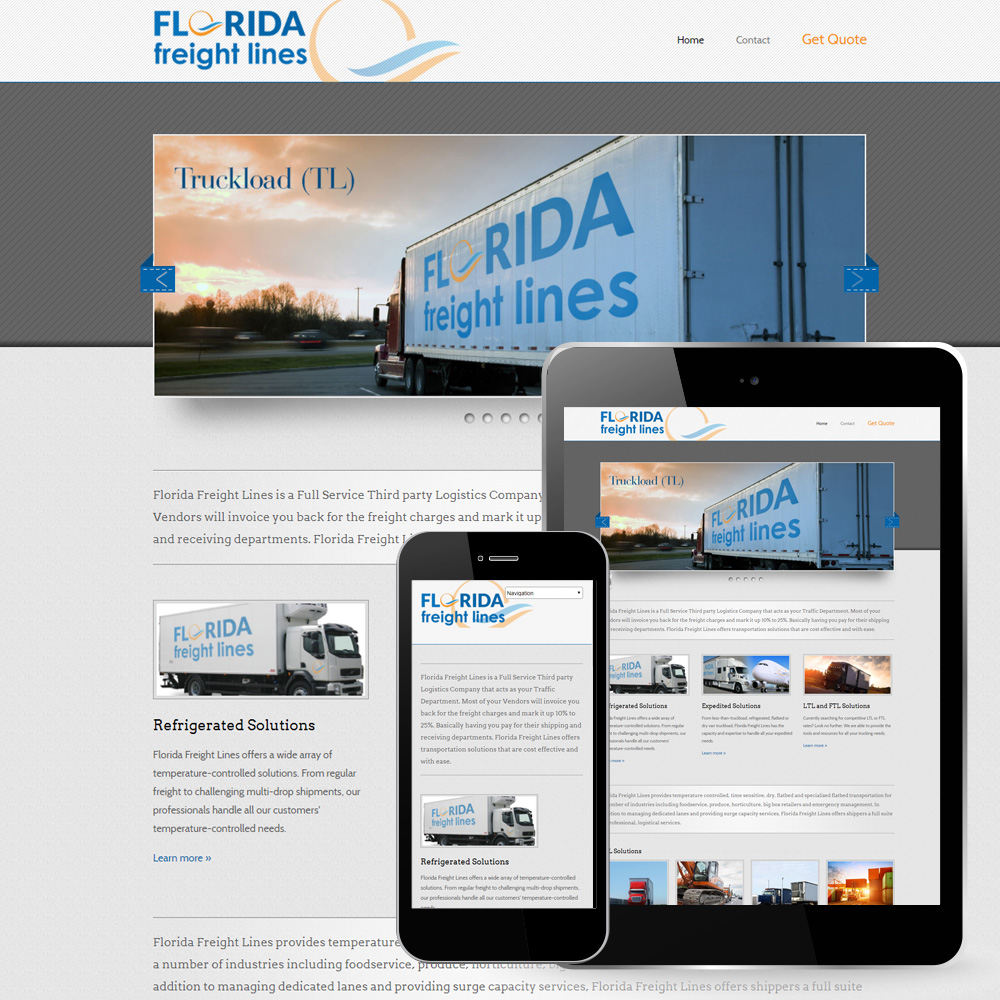 Ecliptic Designs - Web Design Development - Florida Fright Lines